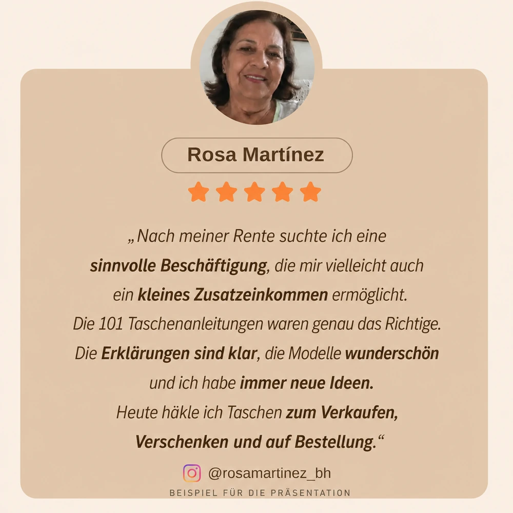 Beispiel einer Rückmeldung zu den Anleitungen