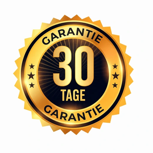 Siegel für 30 Tage Geld-zurück-Garantie